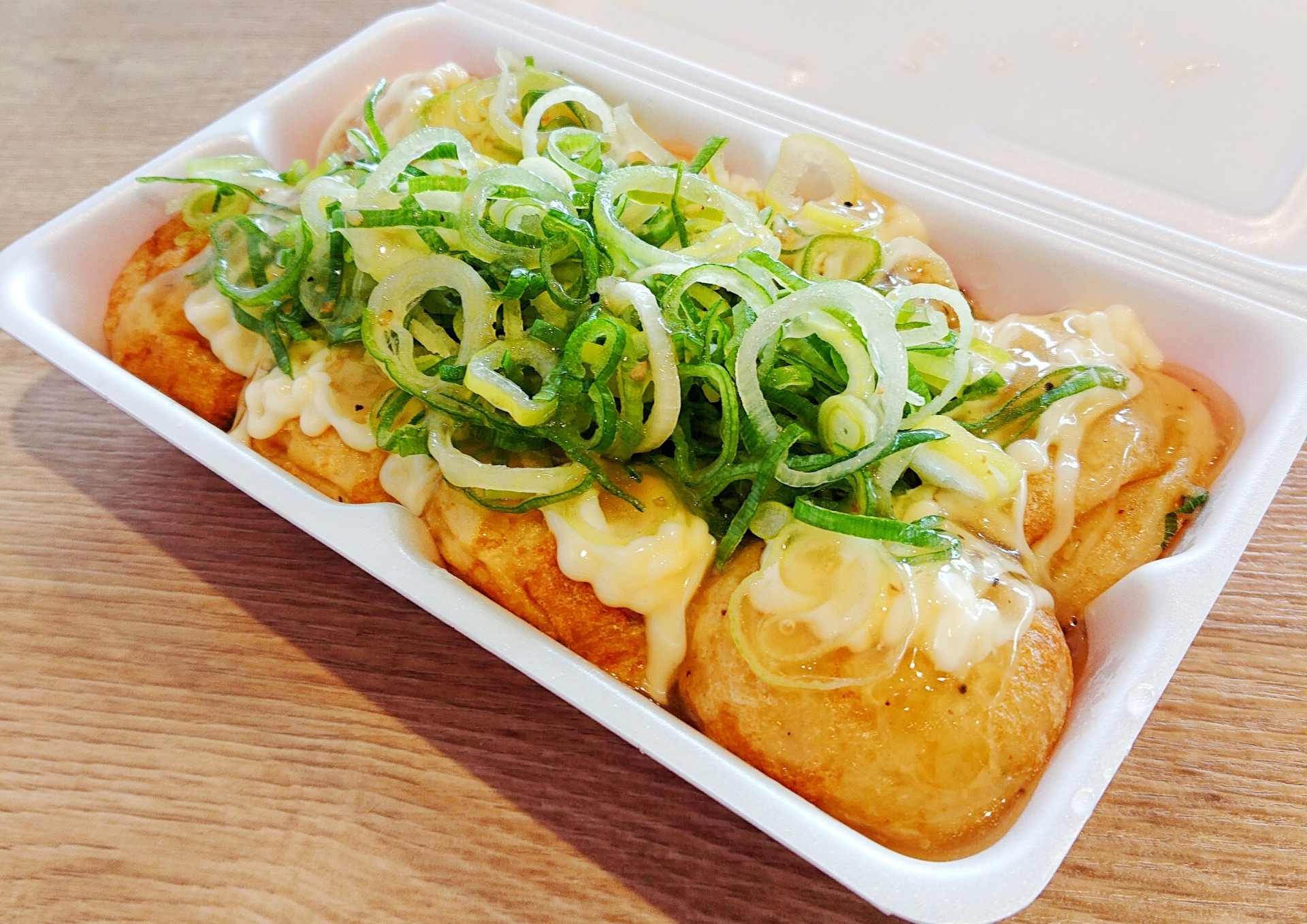 ねぎマヨポン酢たこ焼き