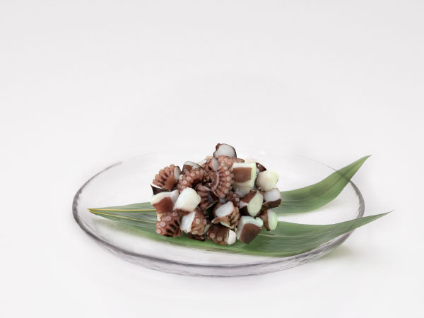 縞たこカット 1/2g　1kg / パック販売