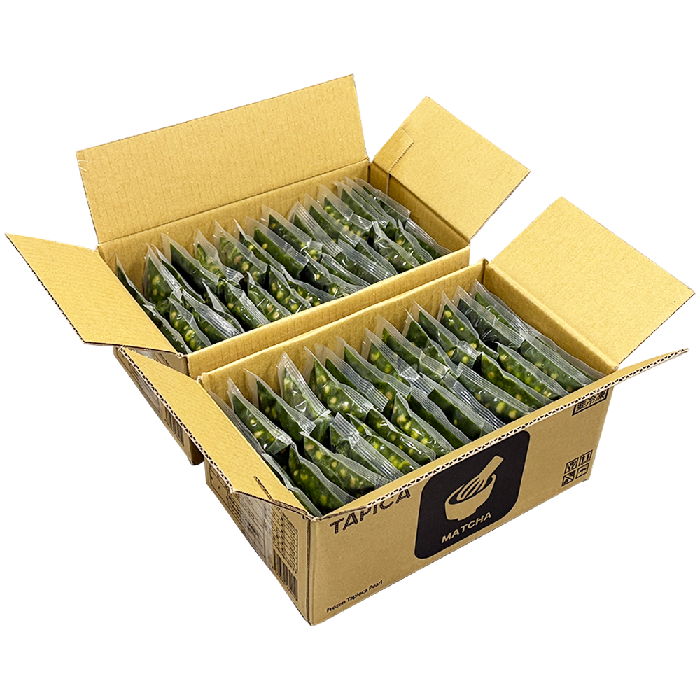 【業務用】TAPICA 冷凍個食パック タピオカ <<TAPICA>> 抹茶 / 60パック ※ストロー無し【送料無料商品】