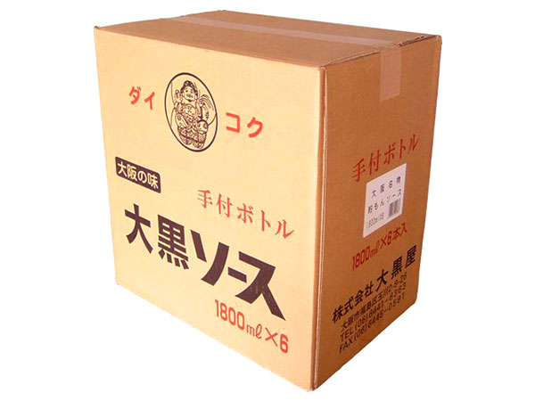 大黒屋）大阪名物　粉もんソース　1.8Ｌ×6本　ケース販売