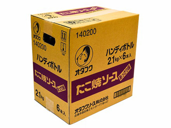 オタフク）たこ焼ソース　あっさり　2.1kg×6本 / ケース販売