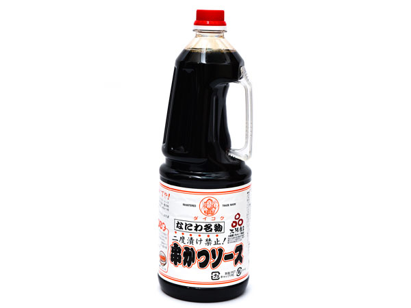 【リードタイム：5日～】大黒屋）浪速名物　串カツソース　1.8Ｌ×6　ケース販売