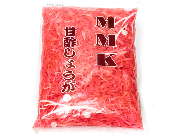 MMK）甘酢生姜　千切り特選　ピンク　1kg×10　ケース販売