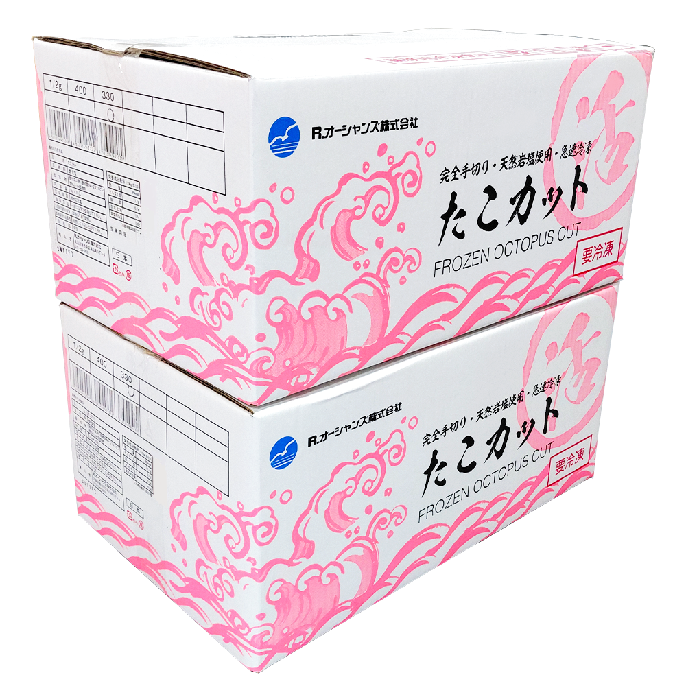 【佐川急便発送 (沖縄県を除く) 】    岩たこカット【 330 】 1kg×10pc×２合 / ２ケース販売