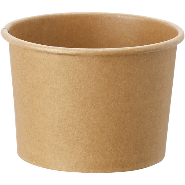 【リードタイム：5日～】クラフトアイスカップ (150ml）50枚入り / パック販売