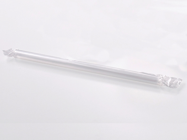 タピオカドリンク用 個包装ストロー クリア210mm　150本入り / パック販売