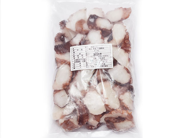 たこスライスカット　無頭（1粒あたり平均8～10ｇ）500g×20　ケース販売