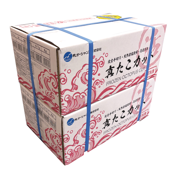 【佐川急便発送 (沖縄県を除く) 】　真たこカット【 2-3ｇ 】　 1kg×10pc×２合 / ２ケース販売