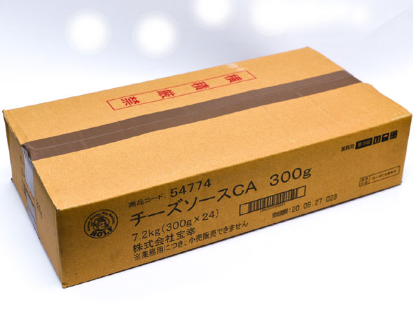 【リードタイム：14日～】チーズソース　300g×24　ケース販売