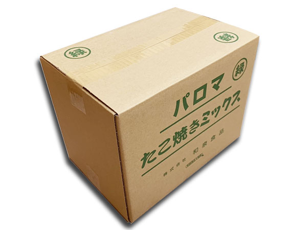 パロマ）たこ焼きＭＩＸ粉【緑】　2kg×5　ケース販売