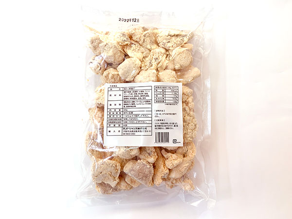 たこ唐揚げ　10kgケース販売（500g×20pc入り）