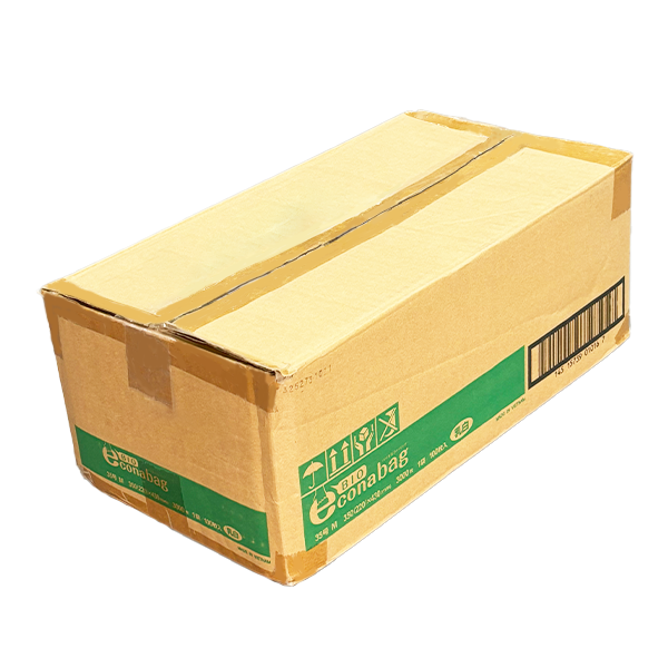 レジバッグ　【バイオ】　Ｍサイズ ： 100枚×30pc / ケース販売