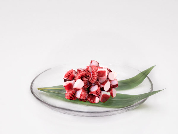 縞たこカット　1/2g　1kg / パック販売