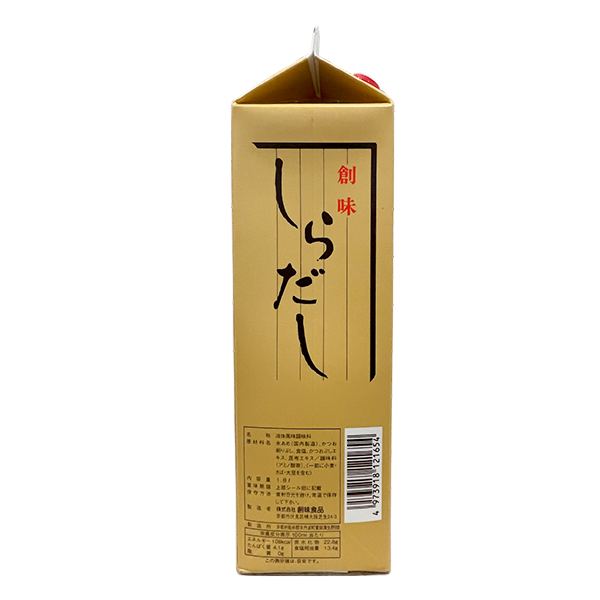 創味）しらだし　1.8Ｌ×6　ケース販売