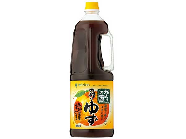 ミツカン）かおりの蔵　丸搾りゆず　1.8L×6　ケース販売