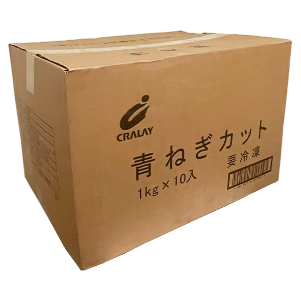 冷凍カットねぎ　1kg×10　ケース販売【送料無料商品】