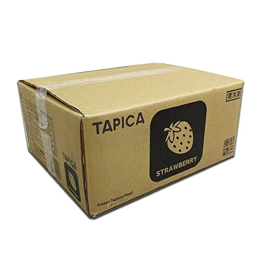 【業務用】冷凍個食パック タピオカ <<TAPICA>>　いちご / 60パック　※ストロー無し【送料無料商品】