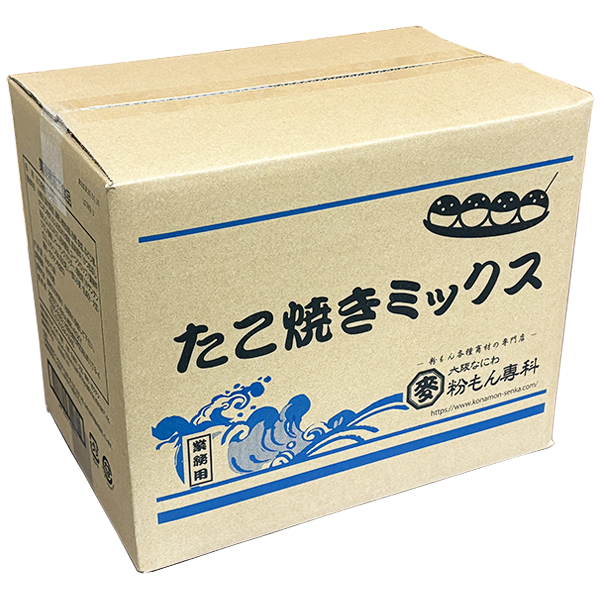 粉もん専科）たこ焼きミックス粉　<オリジナル> 　2kg×5pc / ケース販売