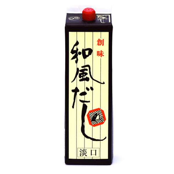 創味）和風だし淡口　1.8Ｌ×6本　ケース販売