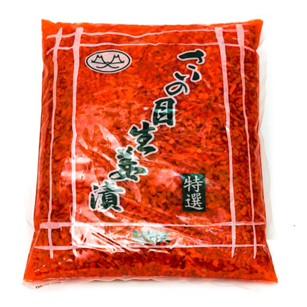 【別途送料】MMK)刻み紅生姜 1kg×10 ケース販売